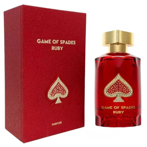 DECANT GAME OF SPADES RUBY